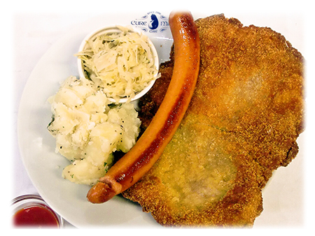 特別給食:シュニッツェルディナー