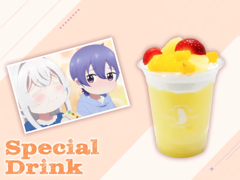 とわと森太郎のフルーツサンドドリンク