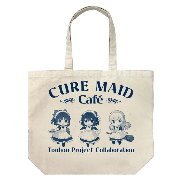 ★限定★東方Project×キュアメイドカフェ 霊夢＆魔理沙＆文 ラージトート 