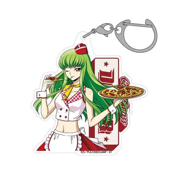 描き下ろし C.C. アクリルマルチキーホルダー アメリカンダイナーVer.