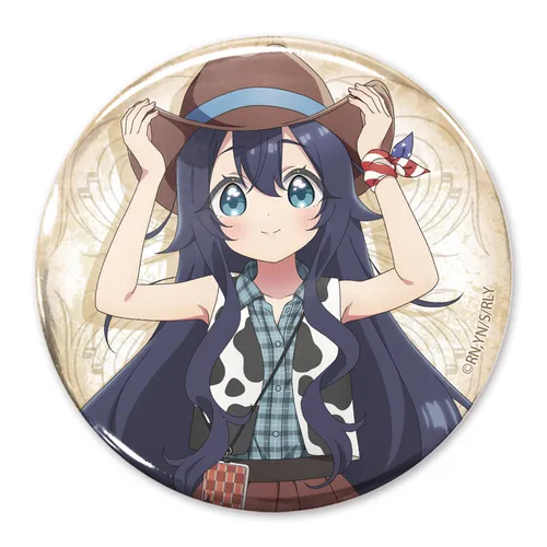 描き下ろし 好本 静 65mm缶バッジ カウガールVer.